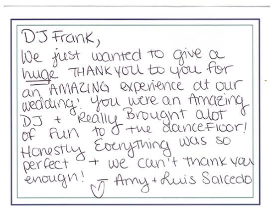 Anthony's Ocean View Wedding Thank You Card